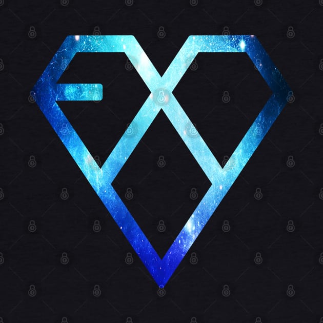 Exo Logo Galaxy by hallyupunch